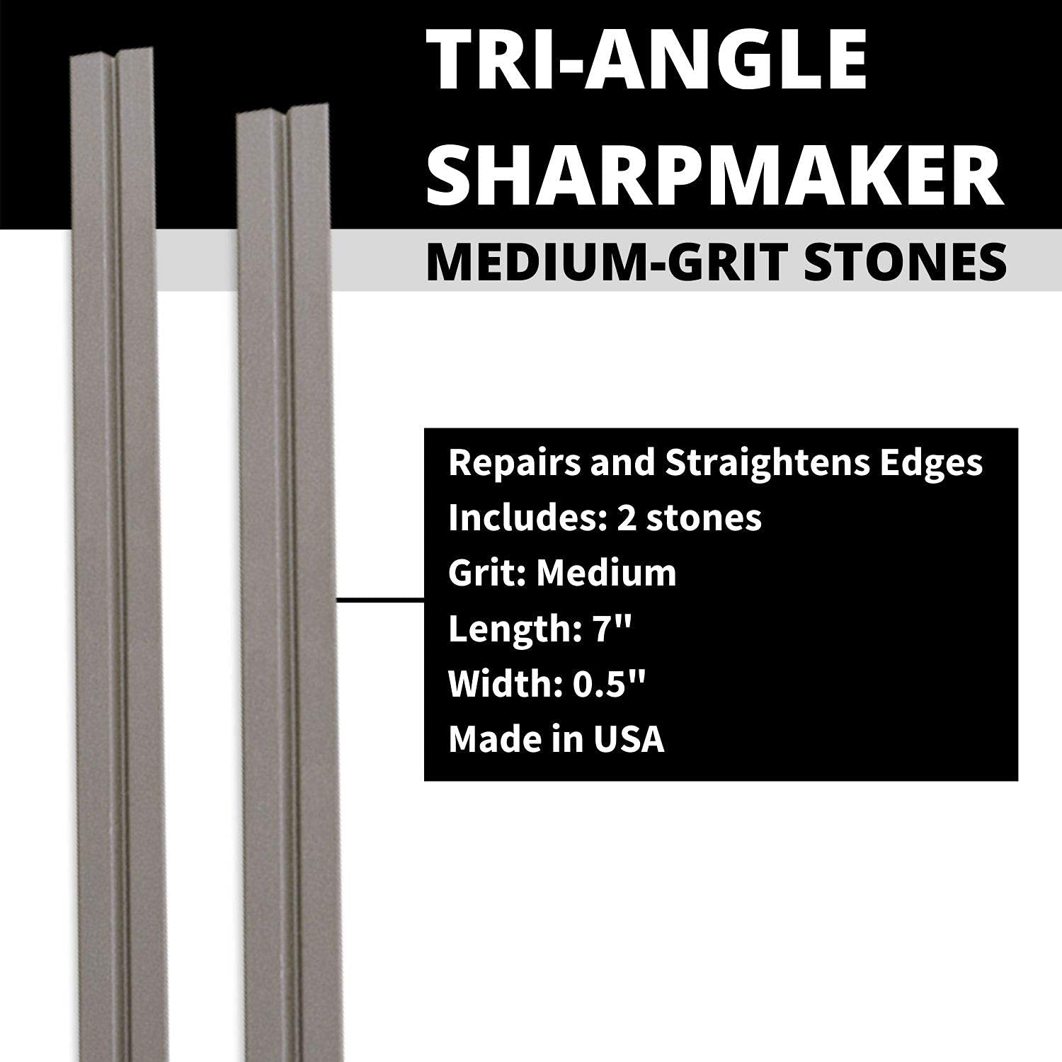 Foto 3 pulgar | Set Sharpmaker Spyderco Tri-angle 204mf Con Dvd Y 2 Juegos De Piedras - Venta Internacional.