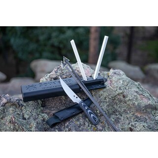 Foto 4 | Set Sharpmaker Spyderco Tri-angle 204mf Con Dvd Y 2 Juegos De Piedras - Venta Internacional.