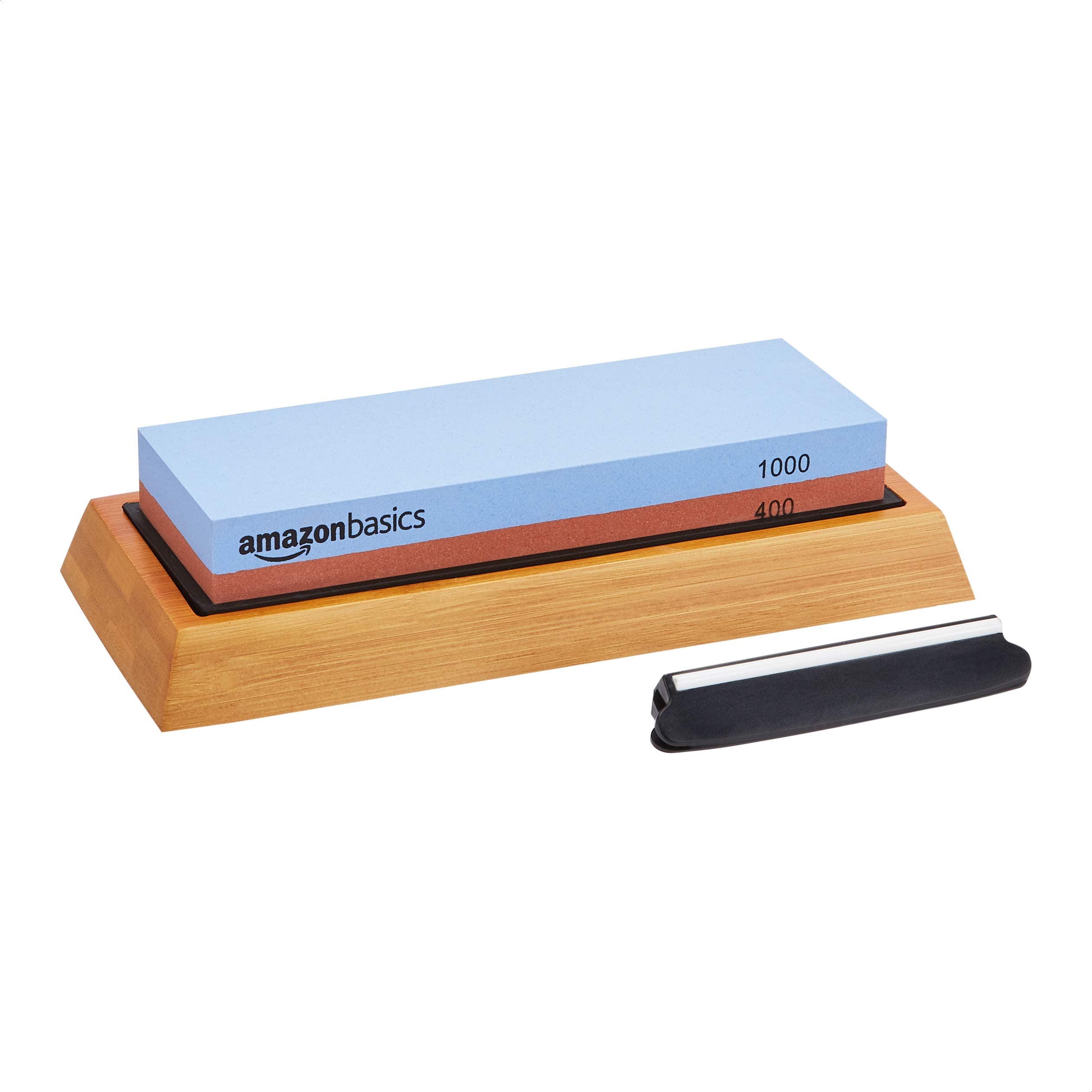 Foto 1 | Afilador De Cuchillos Whetstone, Piedra Húmeda, Grano 400/1000, Amazon Basics - Venta Internacional.