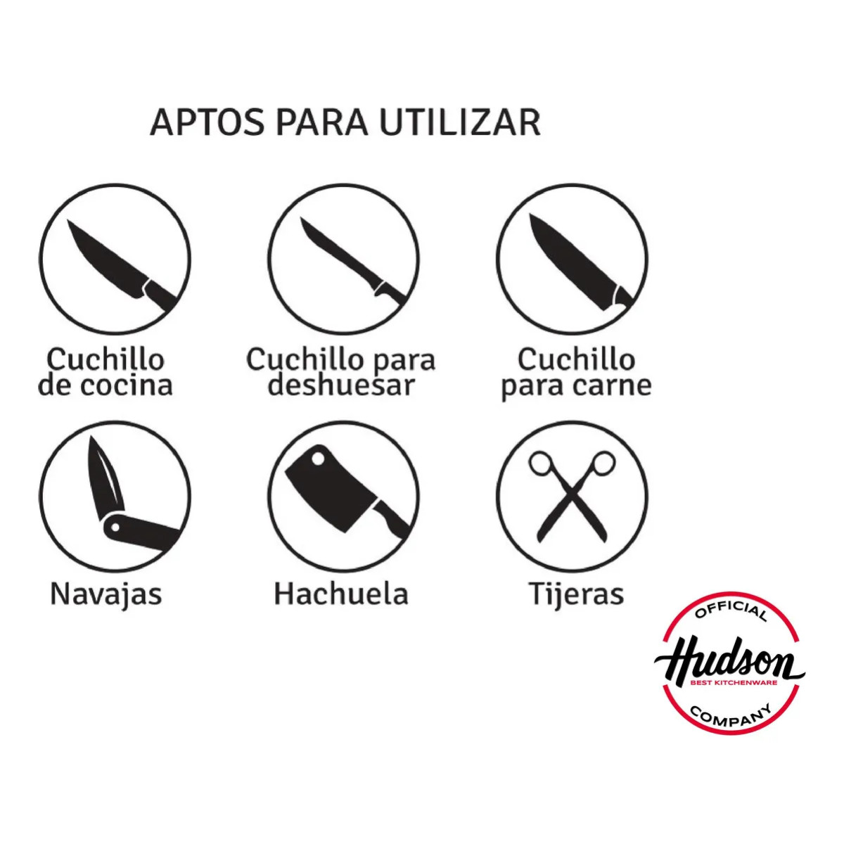 Foto 6 pulgar | Afilador Cuchillos Y Tijeras Hudson 3 Tiempos Ergonómico