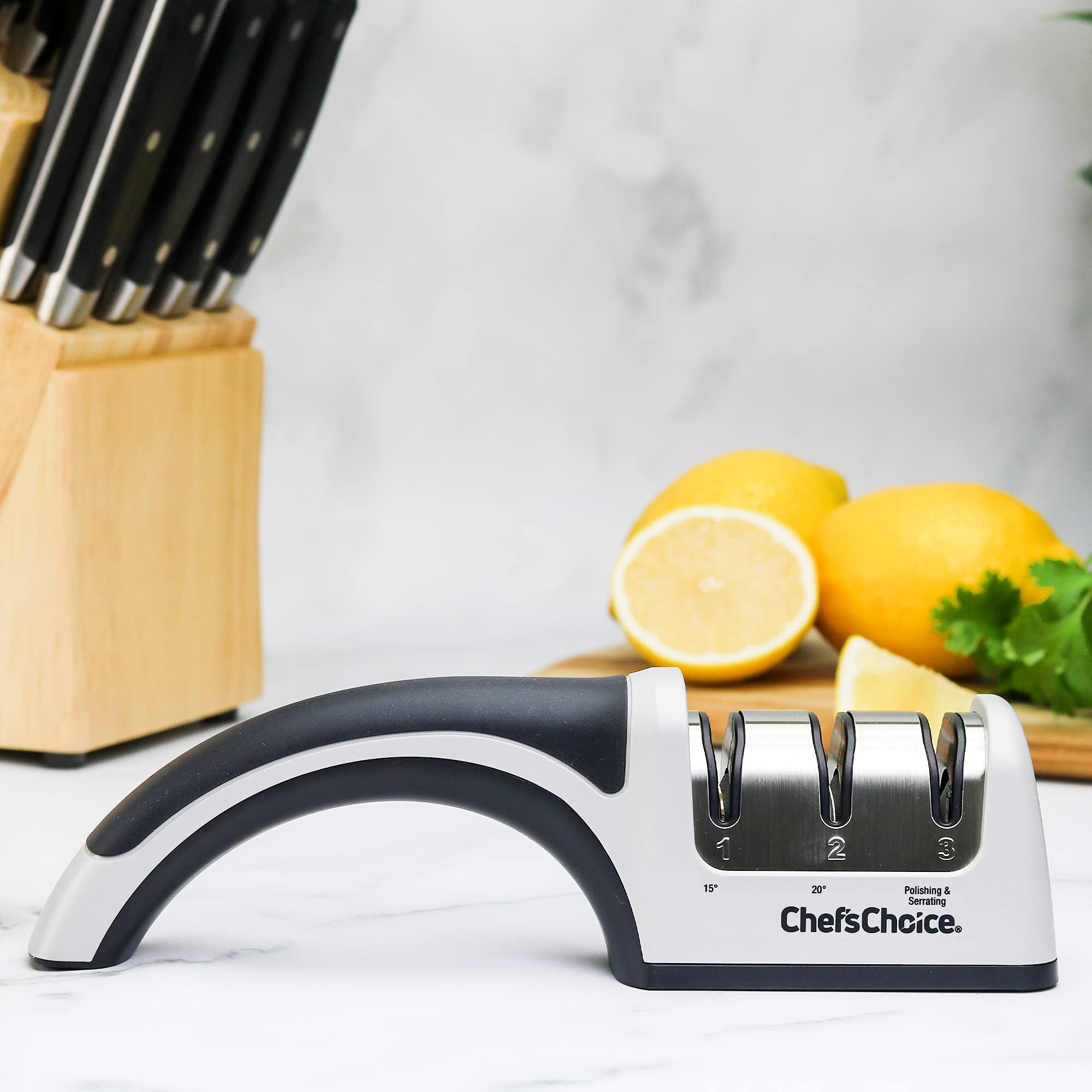 Foto 4 | Afilador Manual De Cuchillos Chef's Choice De 15 A 20°  Recto O Serrado - Venta Internacional.