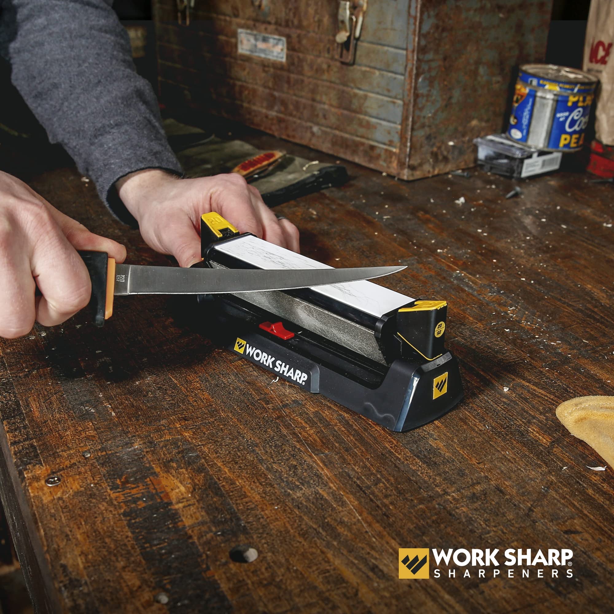 Foto 7 | Afilador De Cuchillos Work Sharp Benchstone De 3 Caras Con Guías - Venta Internacional.