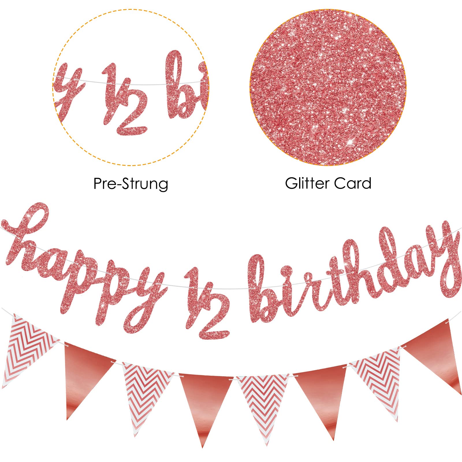 Foto 4 pulgar | Decoraciones de Cumpleaños Skylety para Bebé de 6 Meses - Venta Internacional