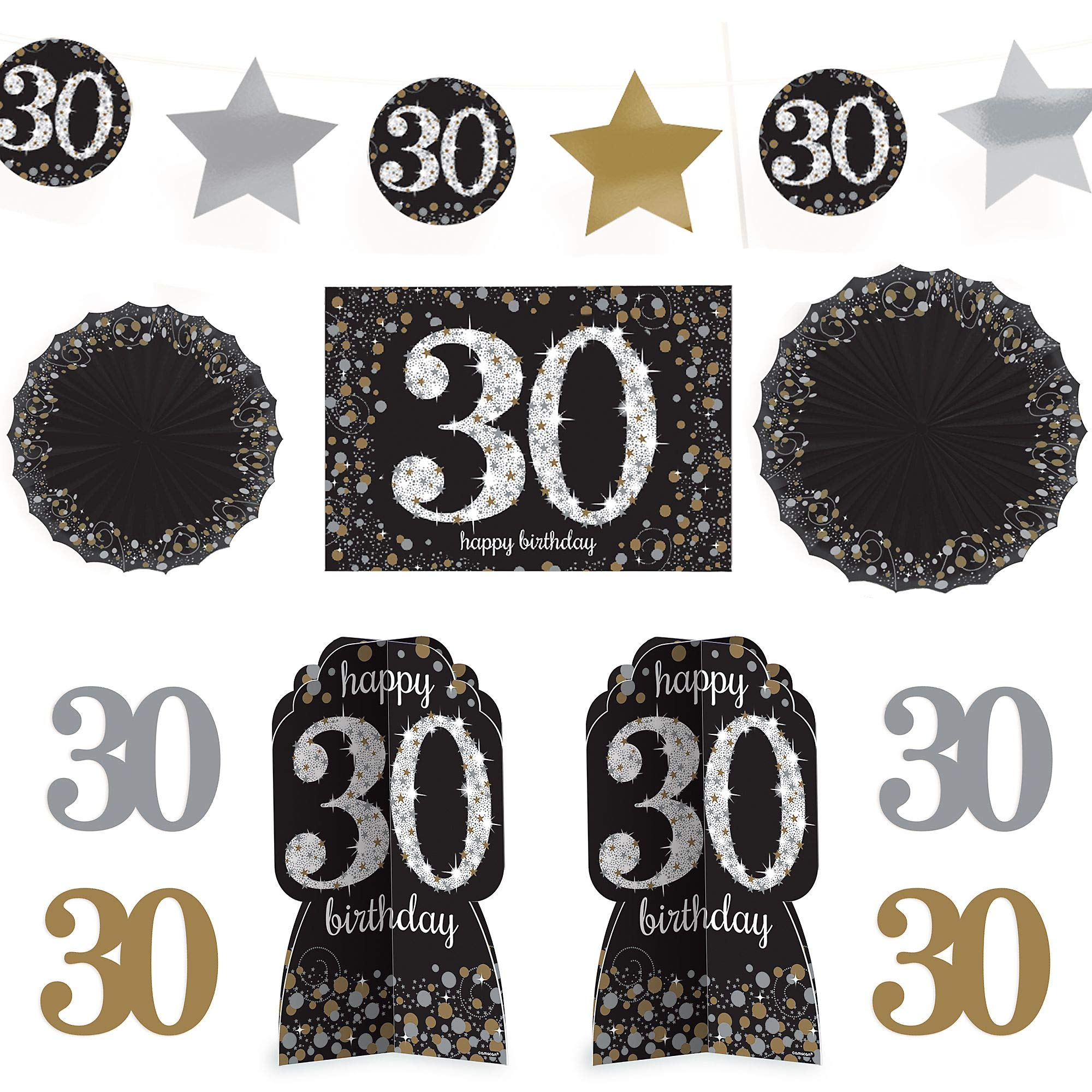 Foto 2 pulgar | Kit de Decoración para Fiestas Amscan Sparkling Celebration- Venta Internacional