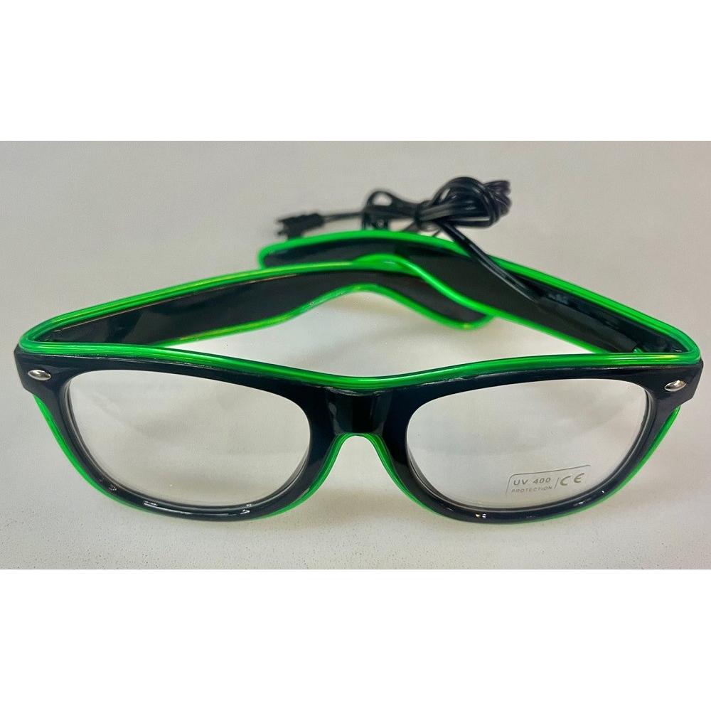 Foto 4 pulgar | Lentes Neón para Fiesta Antrolite CHWIRE-GLO1-G Verde 3V con Cable