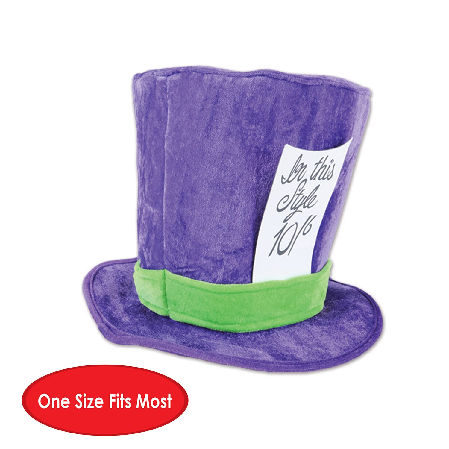 Foto 3 | Gorro Beistle De Felpa Mad Hatter, Morado Y Verde, Para Adultos - Venta Internacional.
