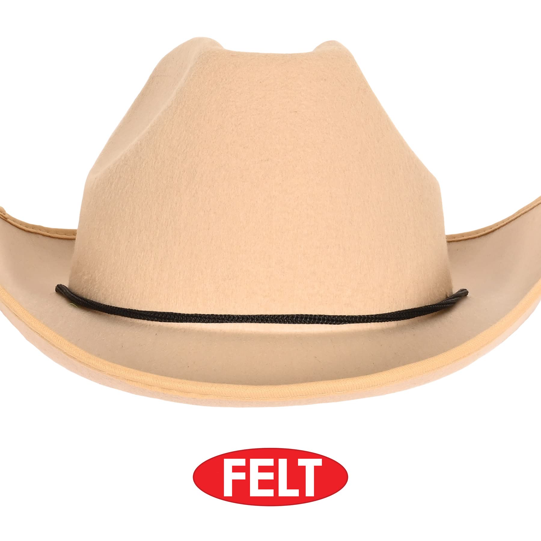 Foto 7 pulgar | Sombrero De Vaquero Beistle De Fieltro Novedoso Para Fiestas Temáticas Del Oeste - Venta Internacional.