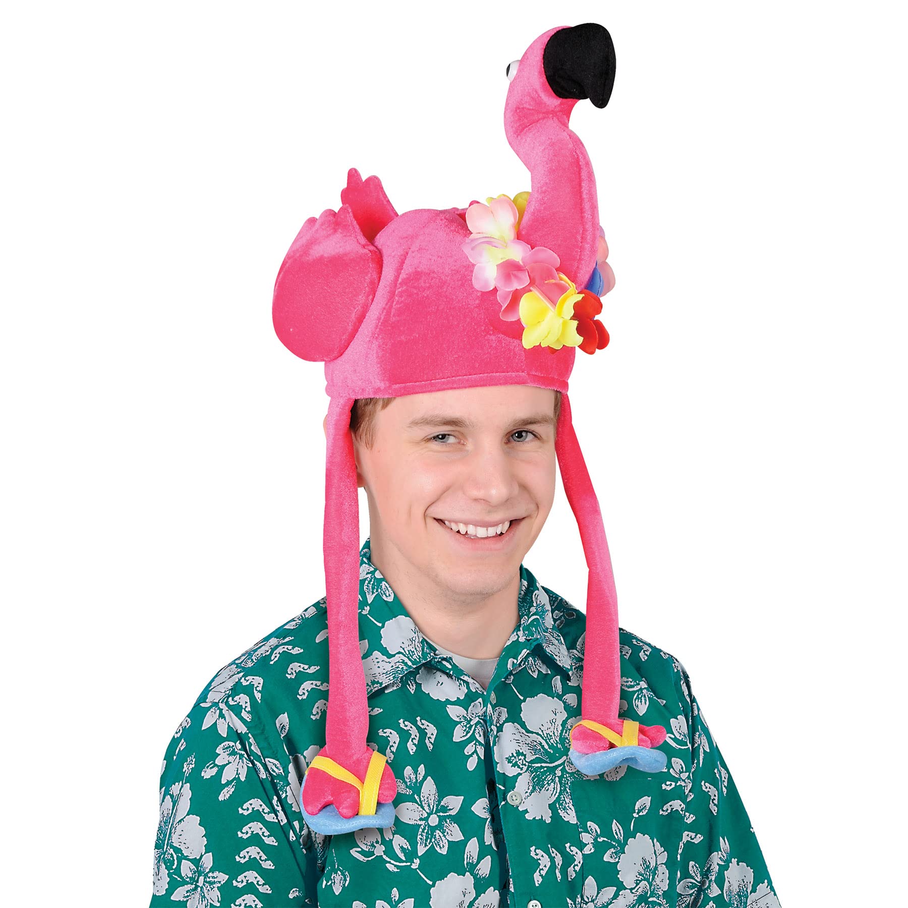 Foto 6 pulgar | Accesorio Para Fiesta, Sombrero De Felpa Con Forma De Flamenco, Beistle - Venta Internacional.