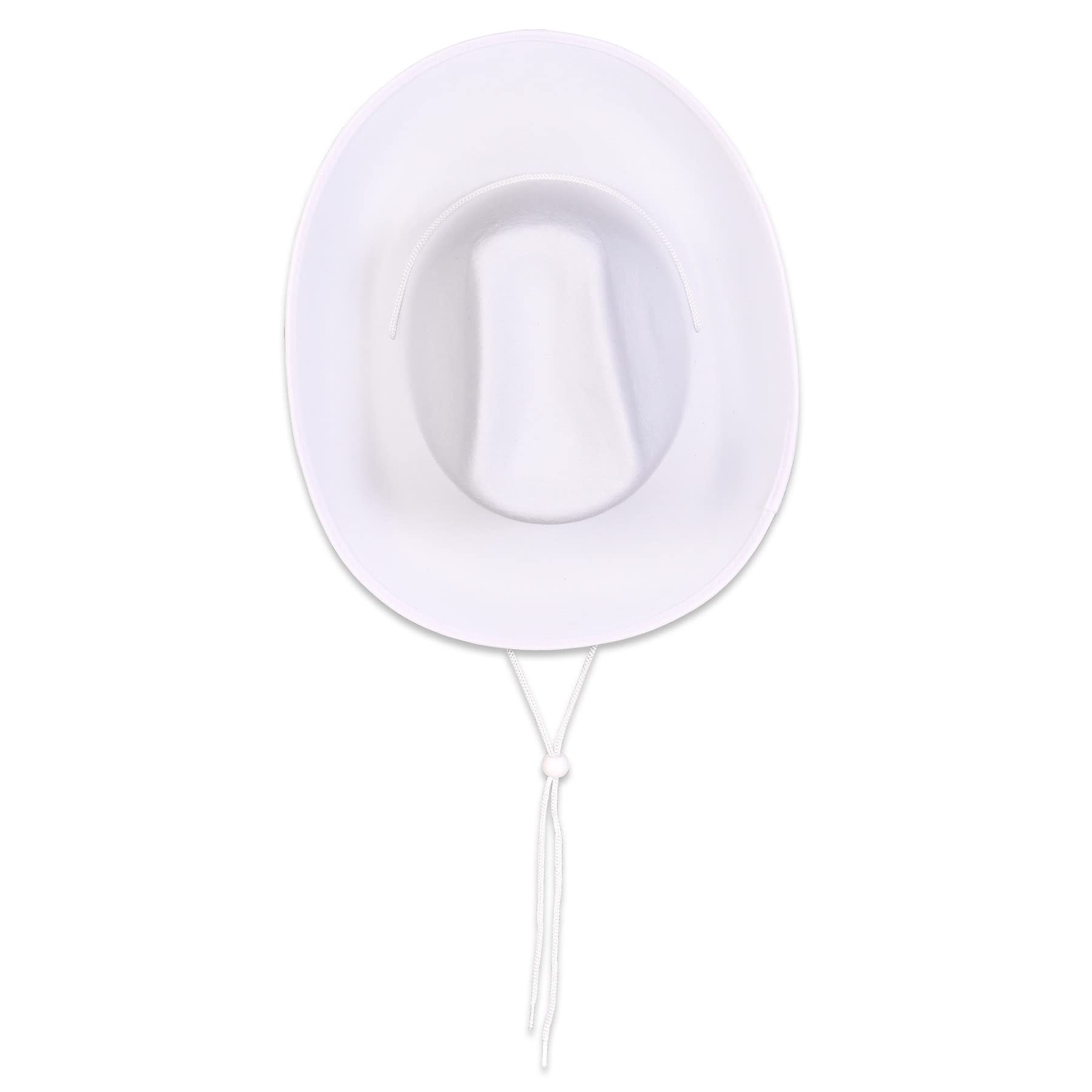 Foto 6 pulgar | Sombrero De Vaquero Beistle Novelty De Fieltro Blanco Para Adulto - Venta Internacional.