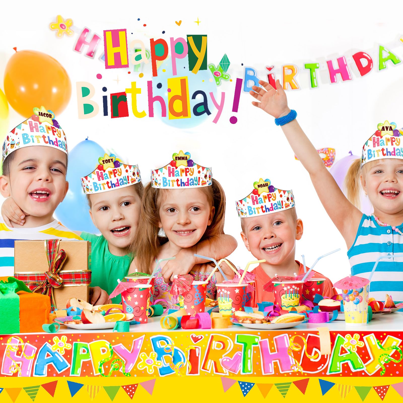 Foto 5 pulgar | Paquete de 42 Coronas de Cumpleaños Outus para Niños - Venta Internacional