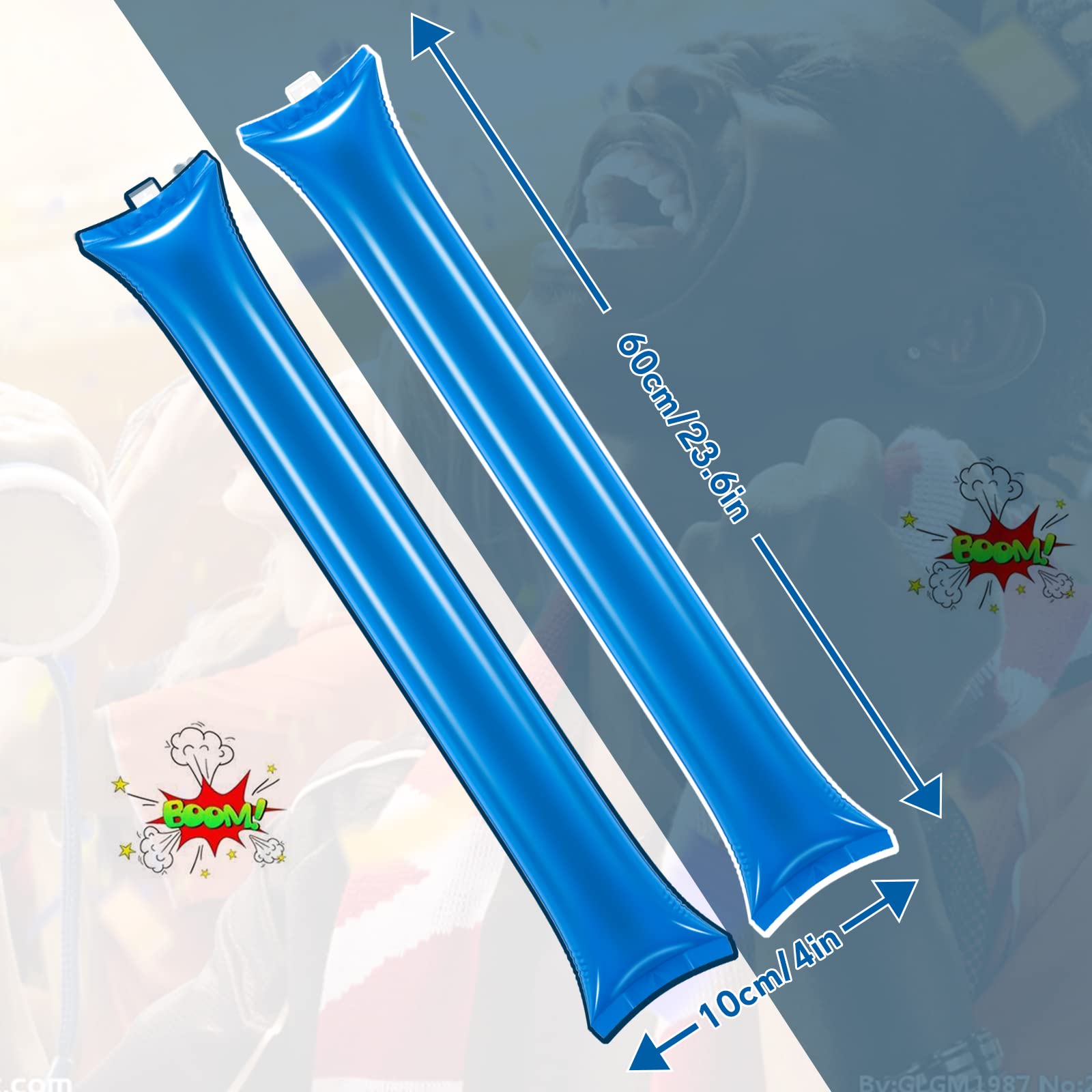 Foto 6 pulgar | Inflables de Animación Civaner Thunder Sticks Team Spirit Blue X48 - Venta Internacional