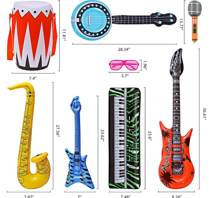 Foto 5 pulgar | Kit de Juguete Inflable Xtellar Estrella del Rock