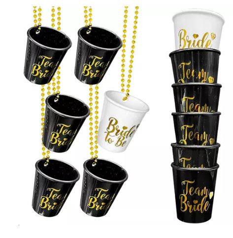 Vaso 6 Shots Tequileros para Despedida Soltera