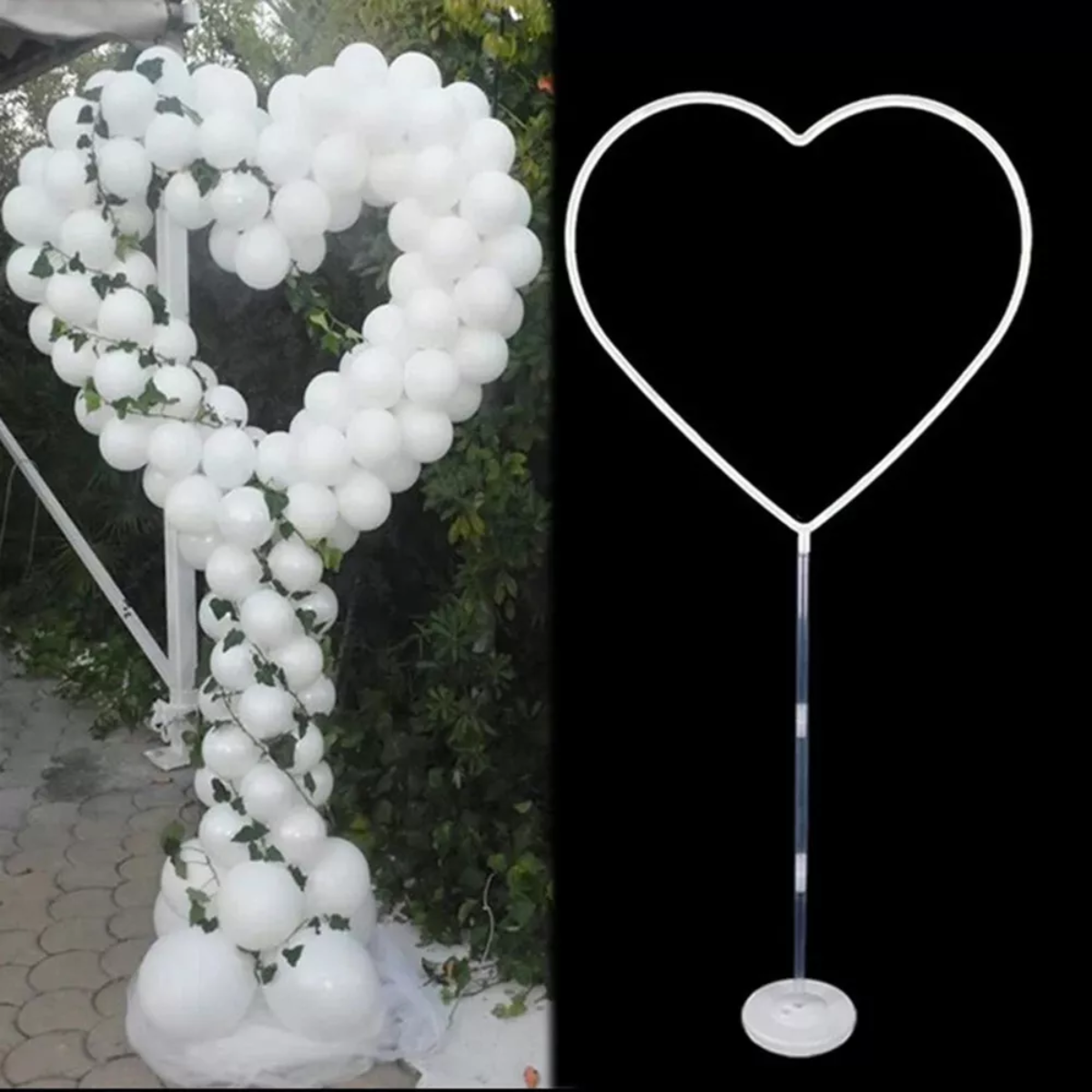 Foto 4 pulgar | Bases Para Globos De Corazón: Sostén Tu Amor Con Estilo En Cada Celebración