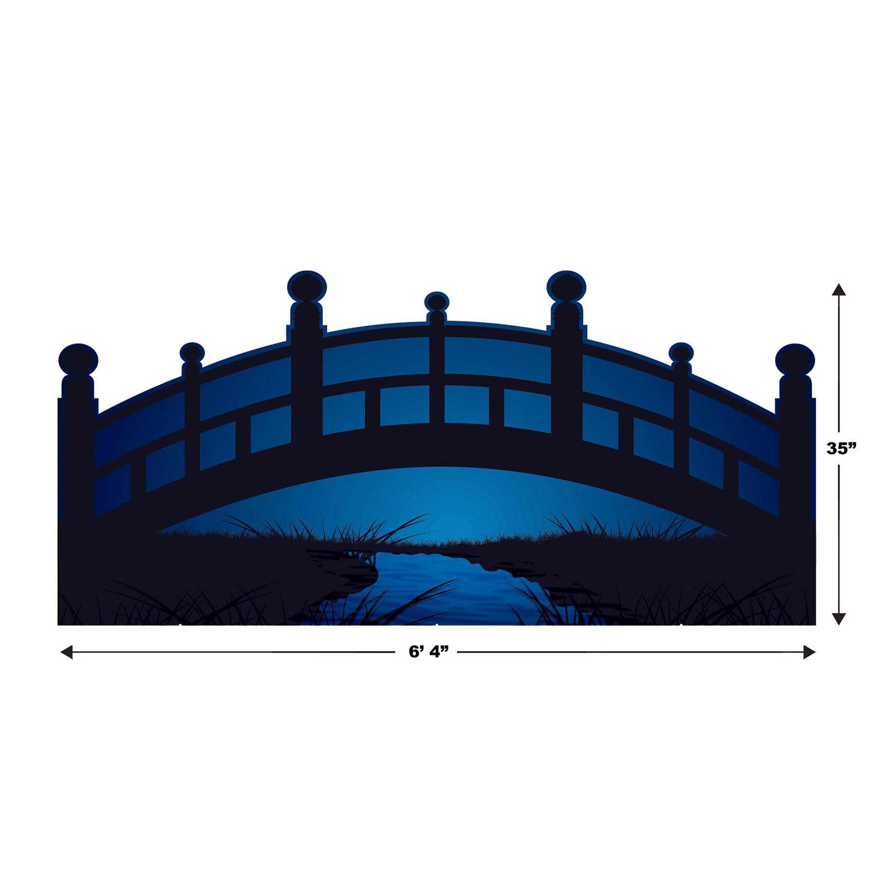 Foto 2 | Puente De Cartón Con Forma De Beistle Starry Night, 35 X 190 Cm - Venta Internacional.