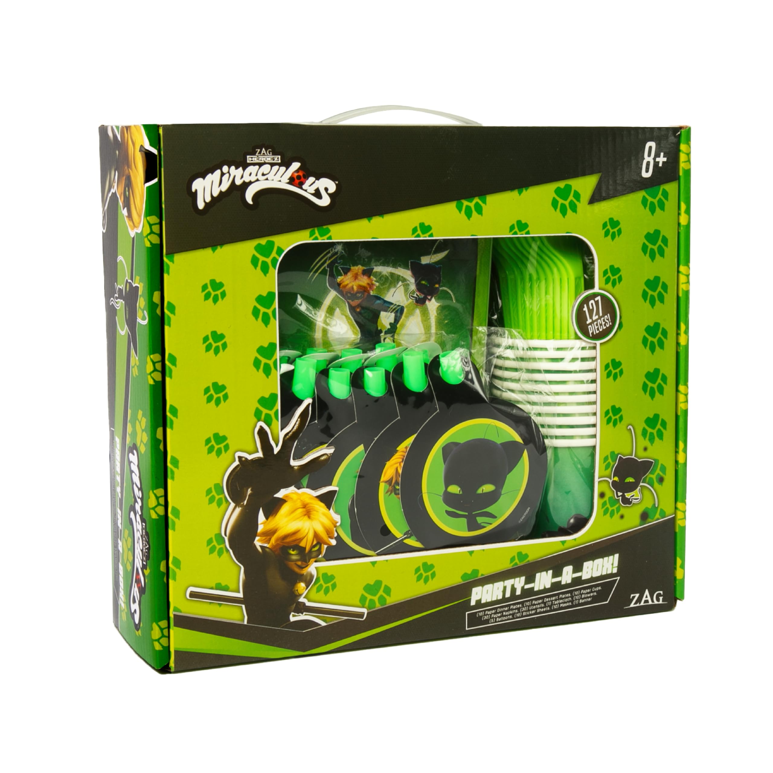 Foto 3 pulgar | Kit De Fiesta En Una Caja Mighty Mojo Miraculous Ladybug Cat Noir - Venta Internacional.