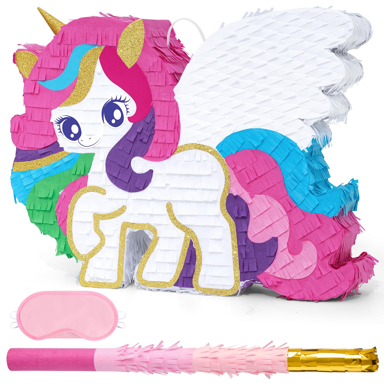 Piñata De Unicornio Wernnsai, Piñata De Unicornio, Fiesta De Cumpleaños Para Niñas - Venta Internacional.