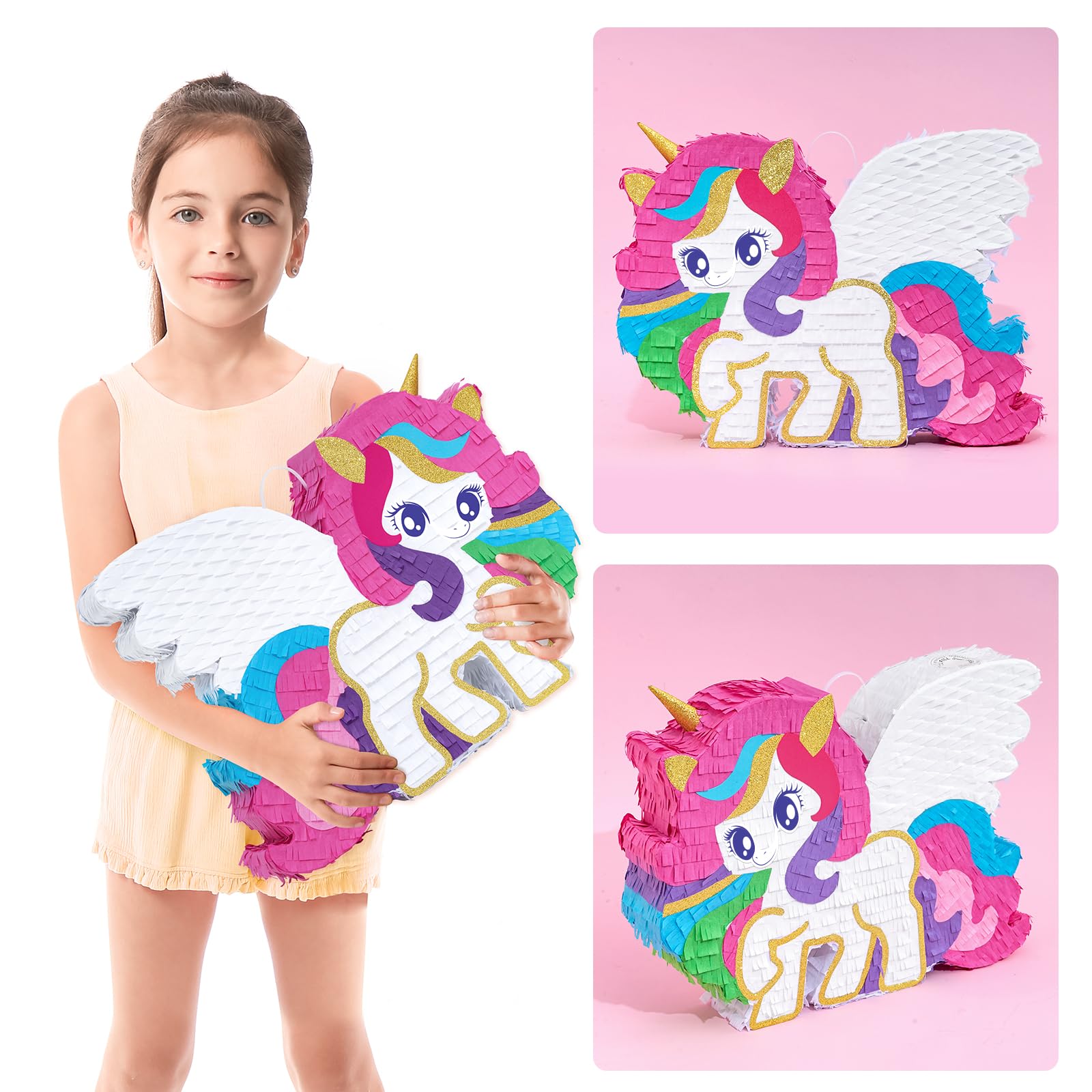 Foto 4 | Piñata De Unicornio Wernnsai, Piñata De Unicornio, Fiesta De Cumpleaños Para Niñas - Venta Internacional.