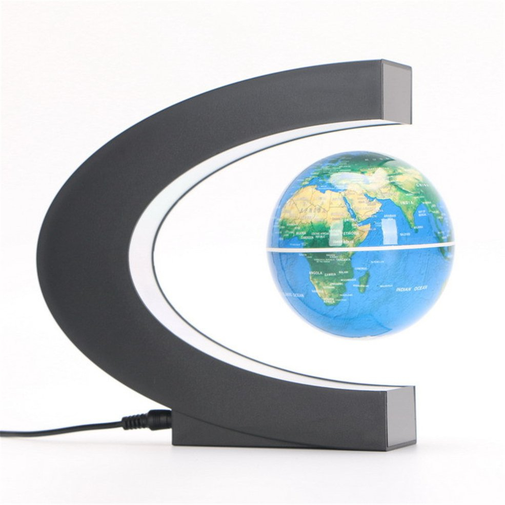 Foto 1 | Levitación Magnética Led Con Forma De Globo Flotante Con Mapa Mundial Y Base - Venta Internacional.