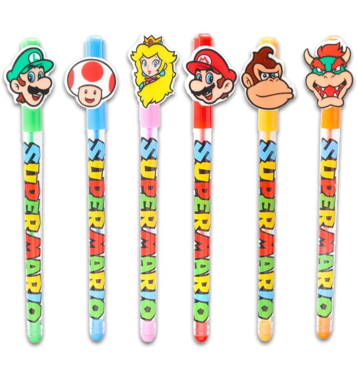 Foto 4 pulgar | Paquete De Bolígrafos De Gel Super Mario 6 - Venta Internacional.