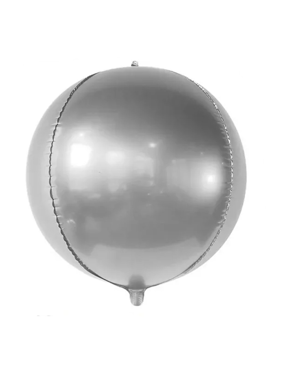 Foto 4 pulgar | 12 Globos Plata + Gratis Termo Güish De Regalo