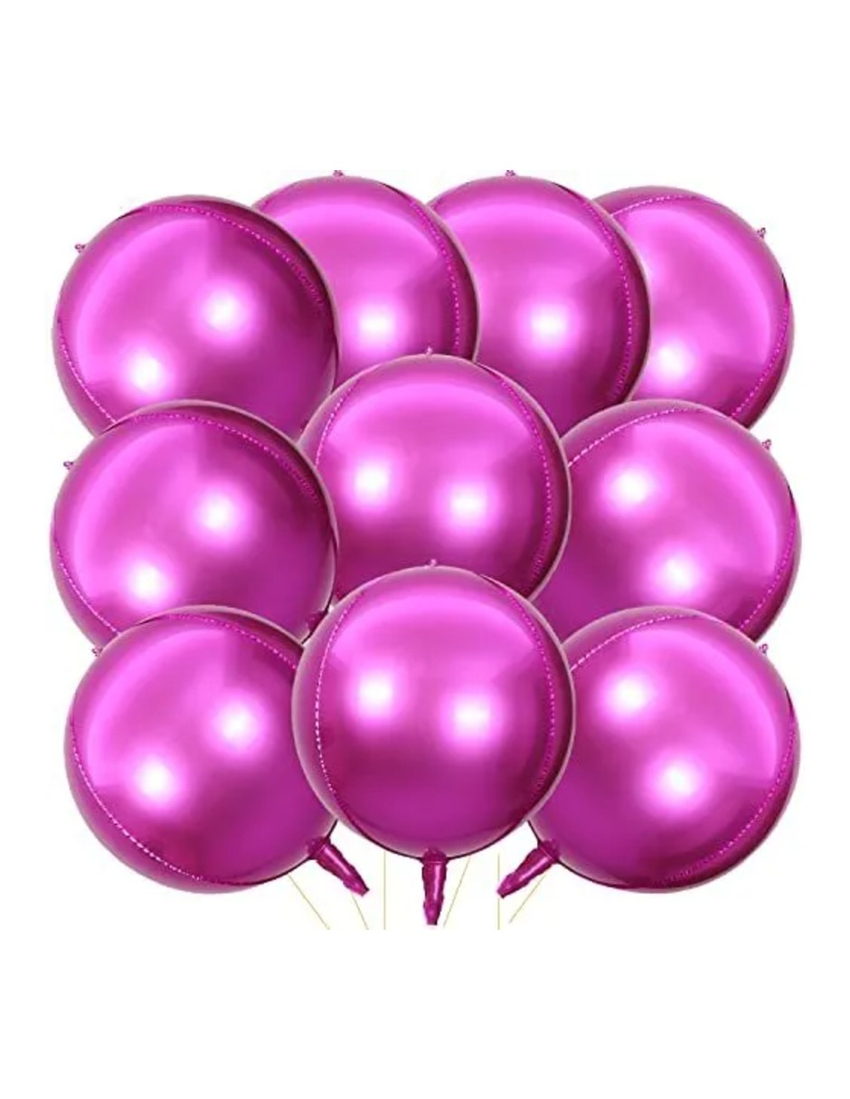 Foto 3 pulgar | 12 Globos Rosa +  Gratis Termo Güish De Regalo
