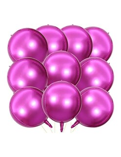 Foto 2 | 12 Globos Rosa + Gratis Termo Güish De Regalo
