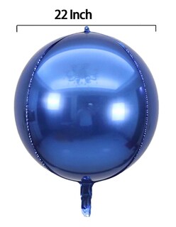 Foto 4 | 12 Globos Azul + Gratis Termo Güish De Regalo