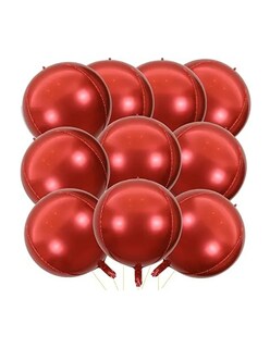 Foto 2 | 12 Globos Rojo + Gratis Termo Güish De Regalo