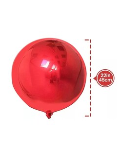 Foto 4 | 12 Globos Rojo + Gratis Termo Güish De Regalo