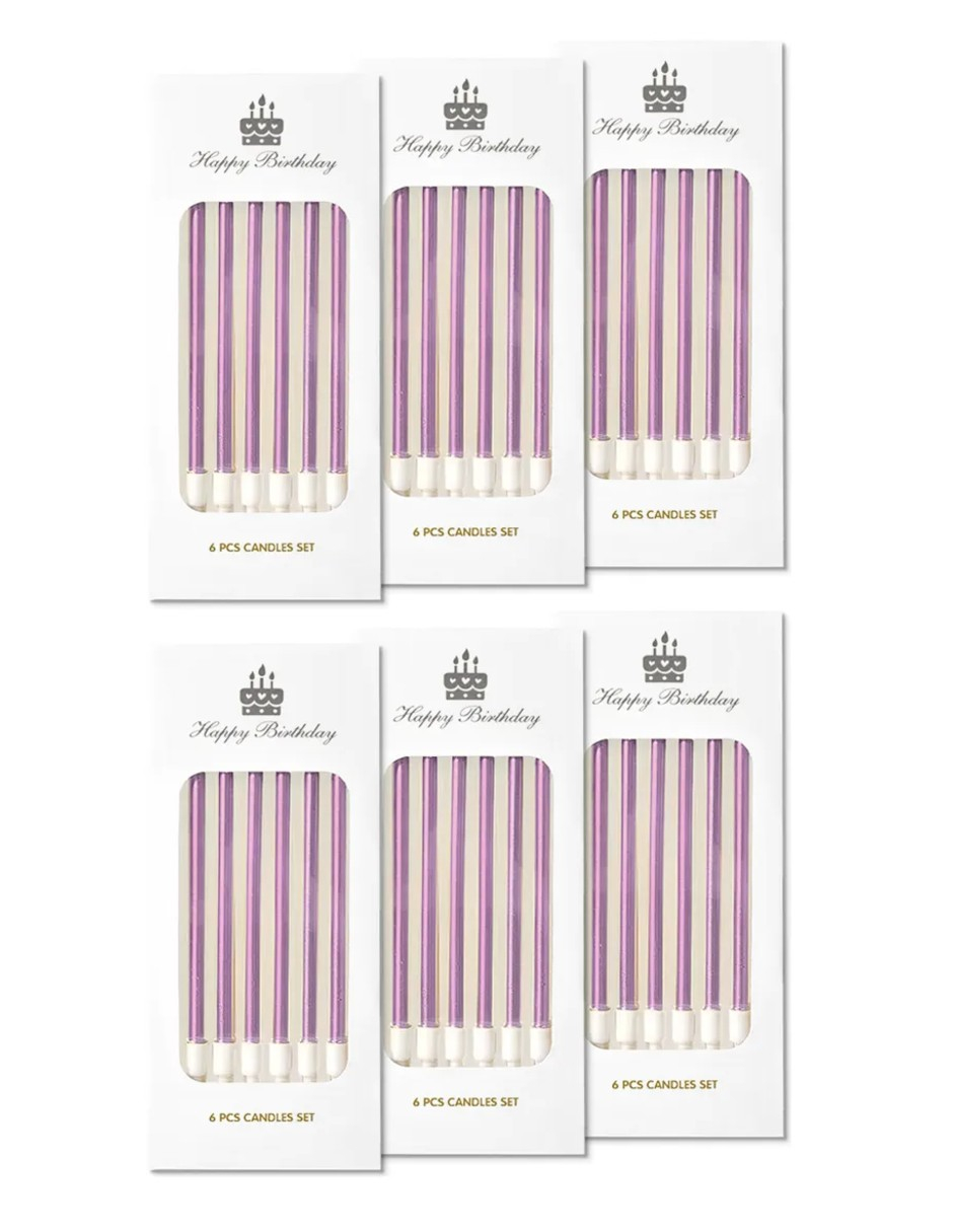 Foto 4 pulgar | 36 Velas De Pastel Metálicos + Gratis Termo Güish De Regalo
