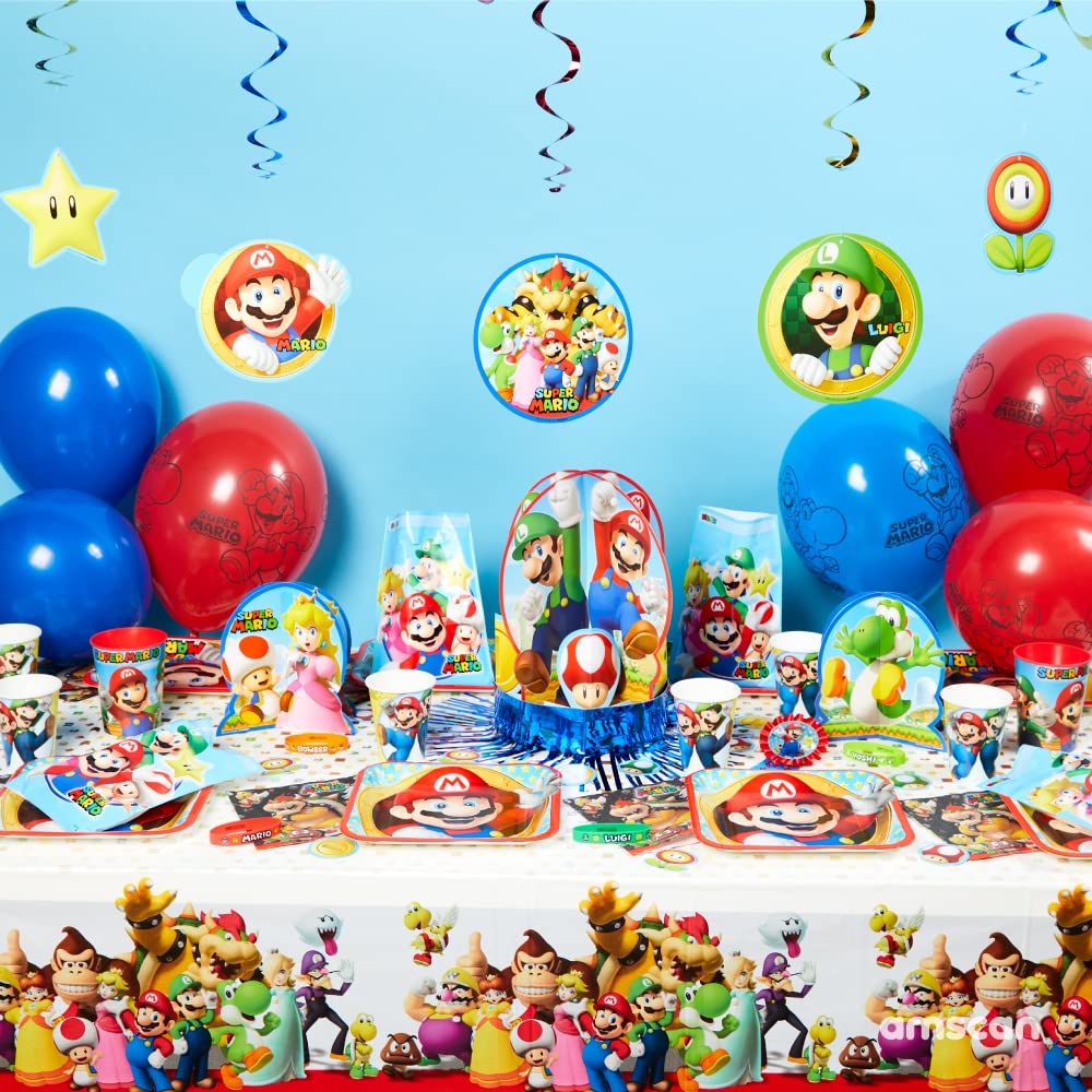 Foto 3 pulgar | Globo De Aluminio Amscan Con Forma De Anagrama, 33 Cm, Forma De Mario Bros, Mixta - Venta Internacional.