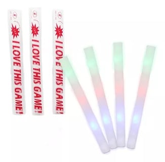 Foto 1 | Kit de Barra Luz Led Espuma Aplaudidor y Batucadas para Fiestas 50 piezas