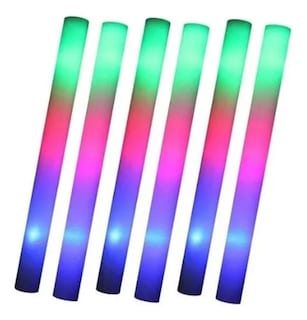 Foto 2 | Kit de Barra Luz Led Espuma Aplaudidor y Batucadas para Fiestas 50 piezas