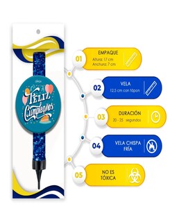 Foto 7 | 50 Velas Mágica Letrero + Gratis Termo Güish De Regalo