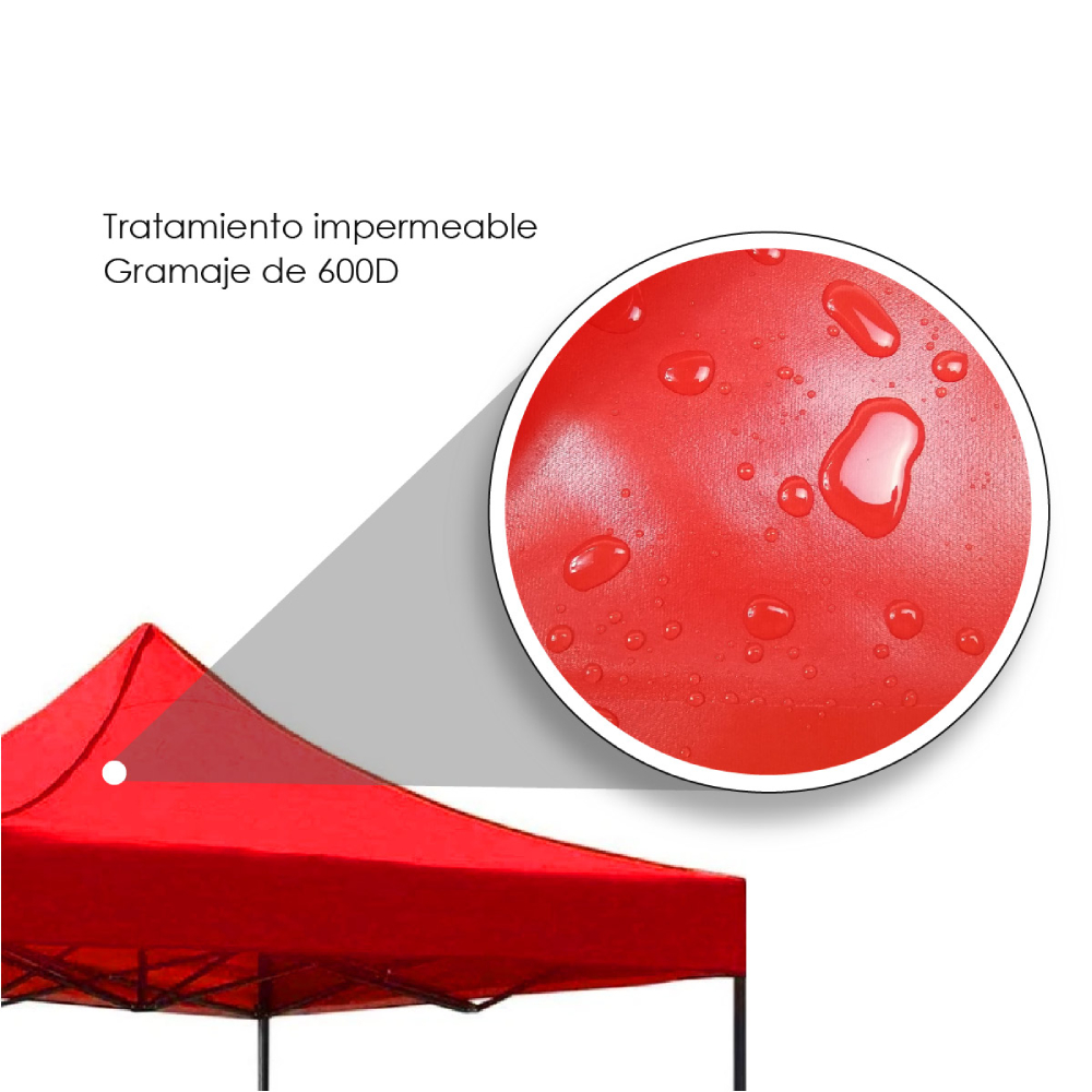 Foto 4 pulgar | Paquete de Lonas Impermeables Ilios Innova Rojas 2 Piezas de 200 x 200 cm C/U