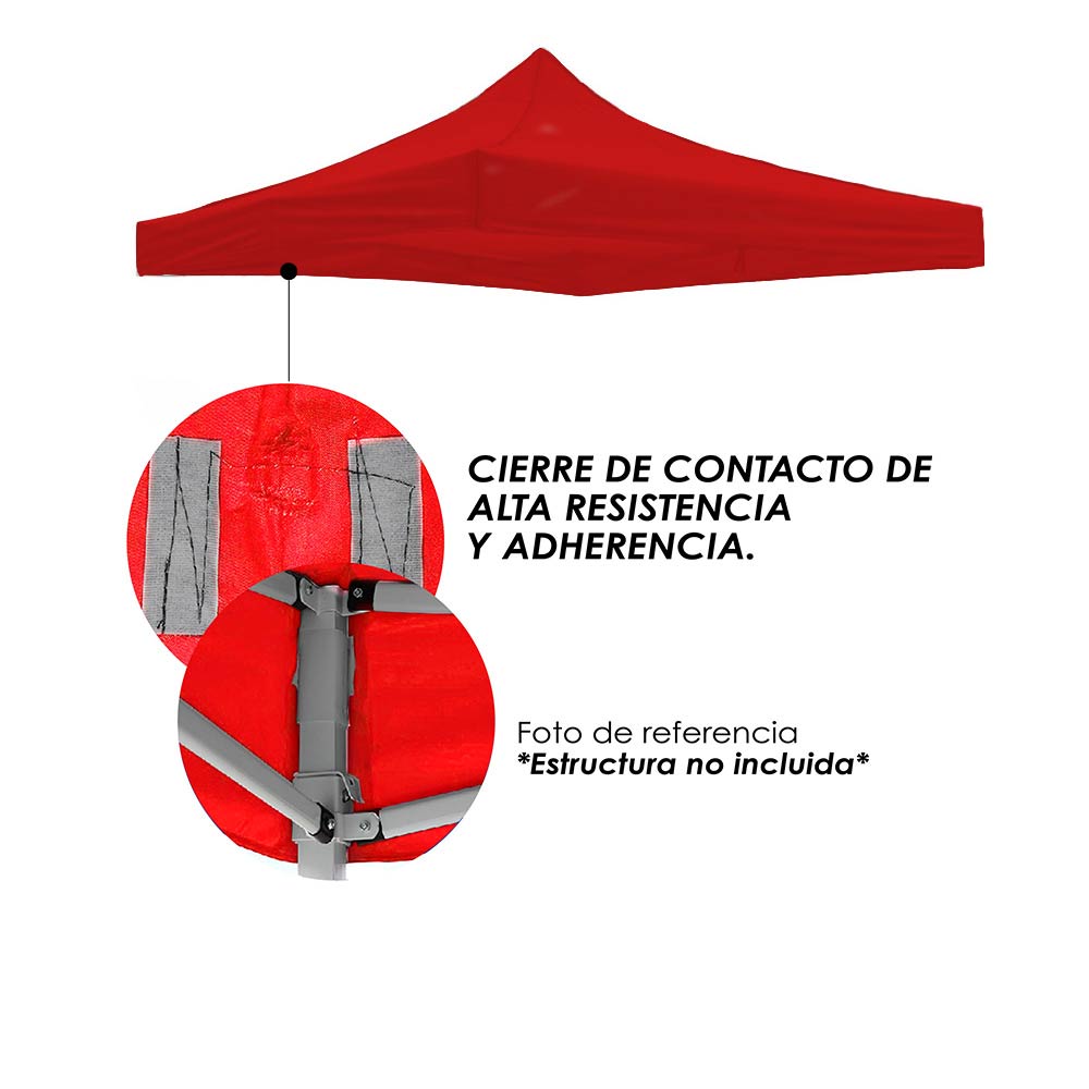 Foto 8 | Paquete de Lonas Impermeables Ilios Innova Rojas 2 Piezas de 200 x 200 cm C/U