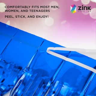 Foto 3 | Cortinas Decorativas Zink Azules 1 x 2 m-Venta Internacional