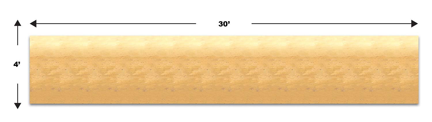Foto 3 | Lámina De Plástico Backdrop Beistle Desert Sand De 1,2 M X 9 M - Venta Internacional.