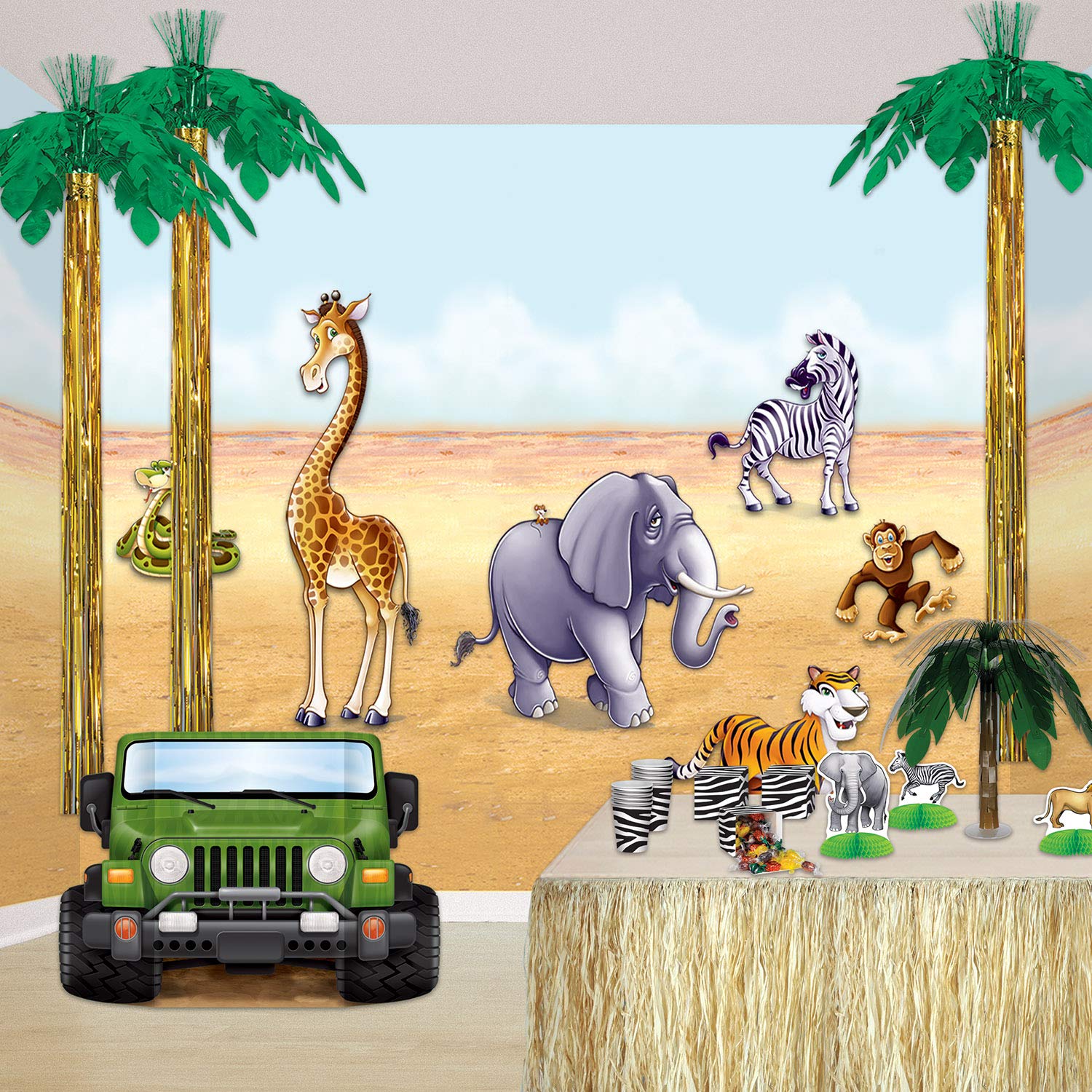 Foto 5 | Lámina De Plástico Backdrop Beistle Desert Sand De 1,2 M X 9 M - Venta Internacional.