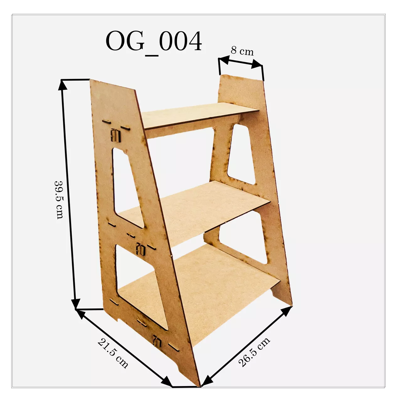 Foto 4 | Mueble para Mesa De Dulces Café Claro de Madera