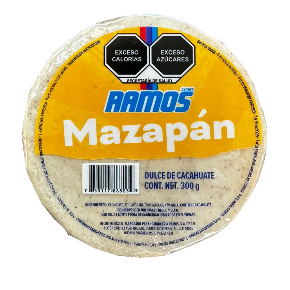 Foto 1 | Mazapán Dulce De Cacahuate Carnes Ramos 300gr