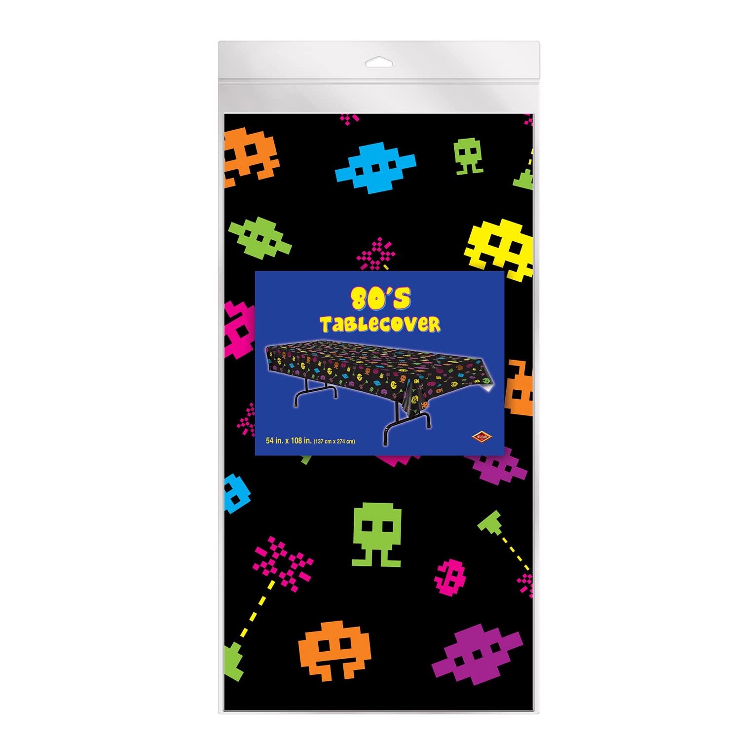 Foto 6 pulgar | Mantel de Plástico Beistle 80's 137 x 274 cm - Venta Internacional