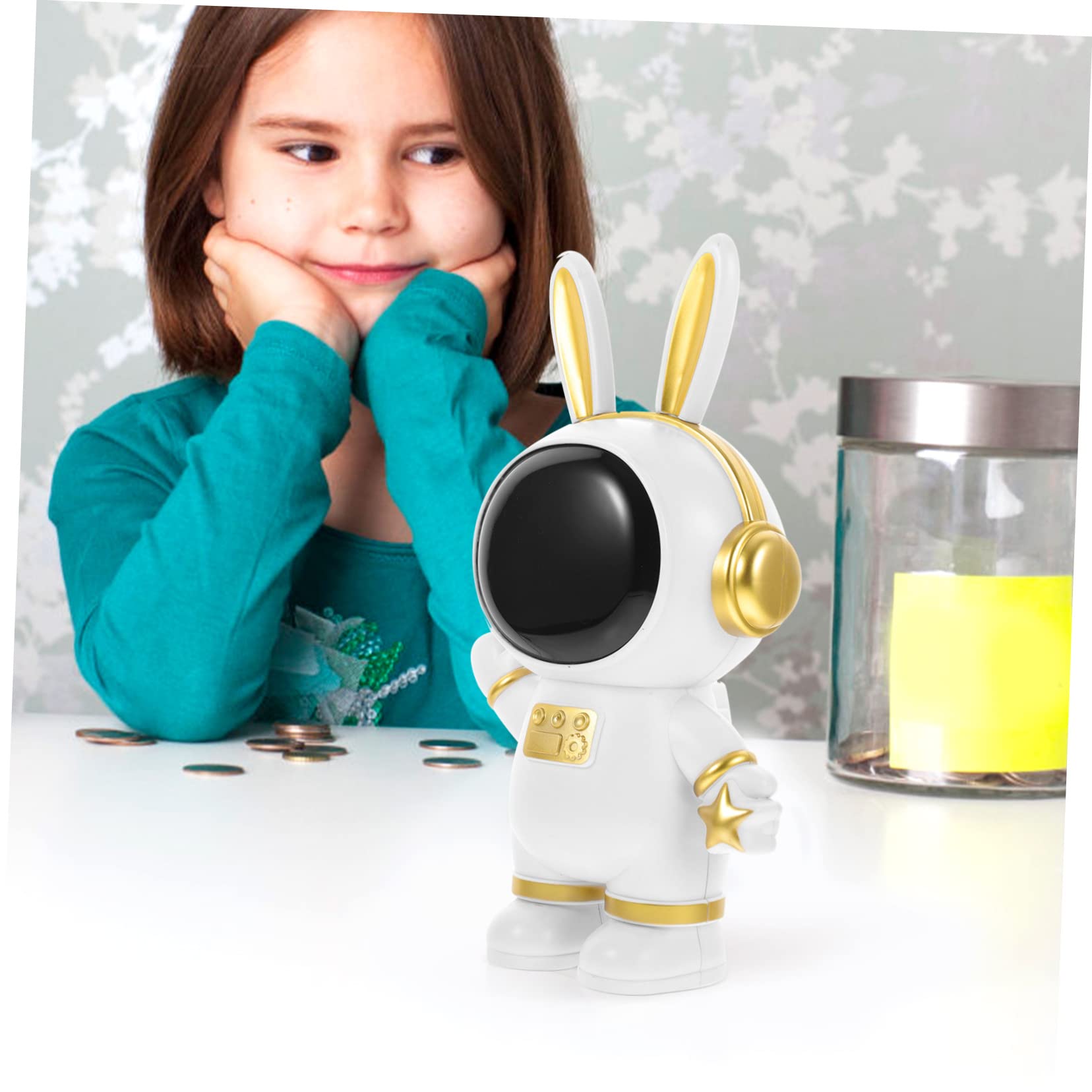Foto 5 pulgar | Tarro De Dinero Con Forma De Conejito Adorable De Piggy Bank Feltechelectr - Venta Internacional.