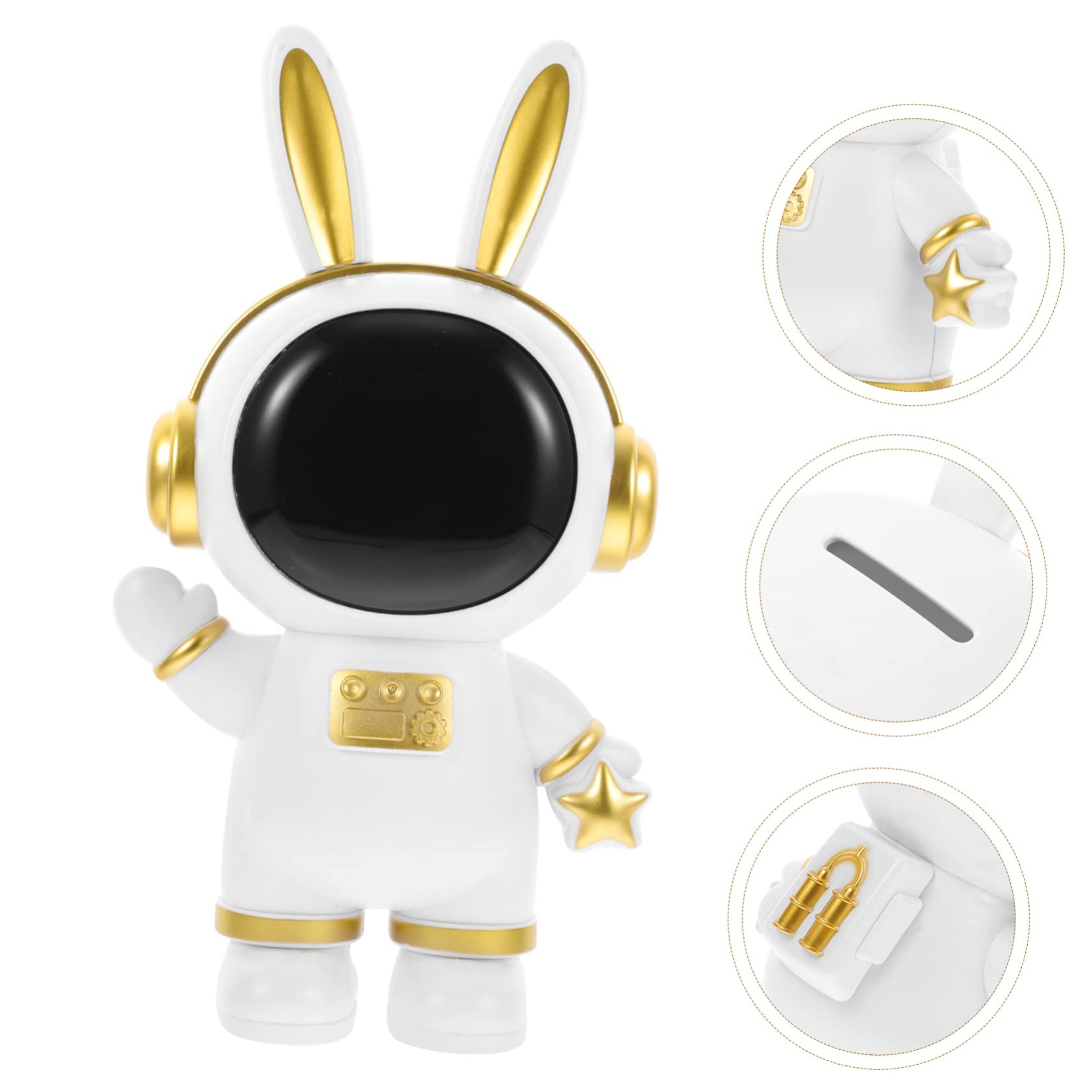 Foto 5 | Tarro De Dinero Con Forma De Conejito Adorable De Piggy Bank Feltechelectr - Venta Internacional.