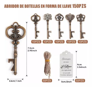 Foto 2 | Destapador de Llave Vintage para Regalo Fiestas Boda Eo Safe Imports Esi-18143 Multicolor