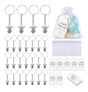 Foto 1 | Llaveros De Ángel Para Bautizo Regalo De Baby Shower 30 Pcs Plata