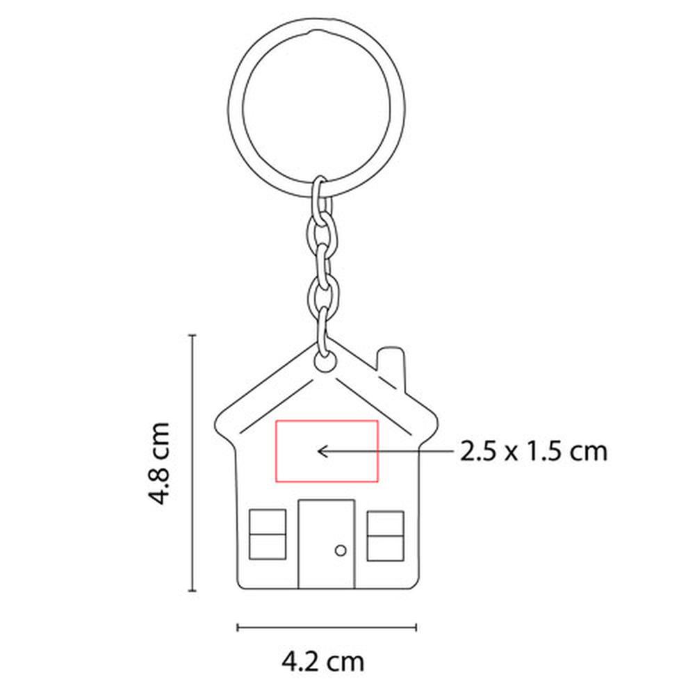 Foto 3 pulgar | Llavero Promo Opción Metálico de Casa