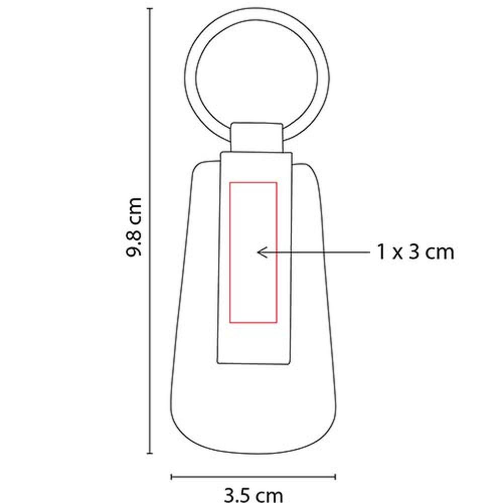Foto 3 pulgar | Llavero Promo Opción de Curpiel y Metal Estilizado