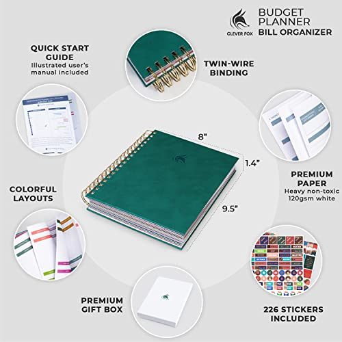 Foto 4 pulgar | Venta Internacional- Organizador de Presupuesto Clever Fox Verde